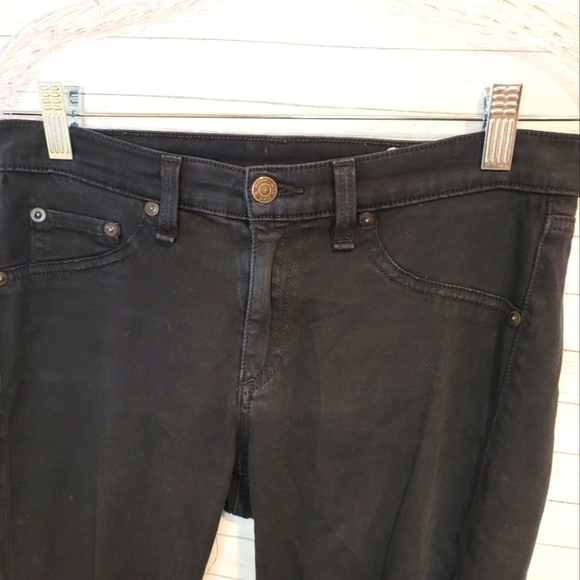 Rag & Bone Black Plush Jeggings, sz 28 - Picture 2 of 7